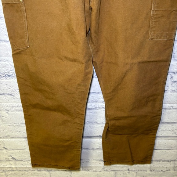 VTG Carhartt Pant Men 38x30 Brown Double Knee Carpenter B01 BRN Work Made in USA - Picture 13 of 14
